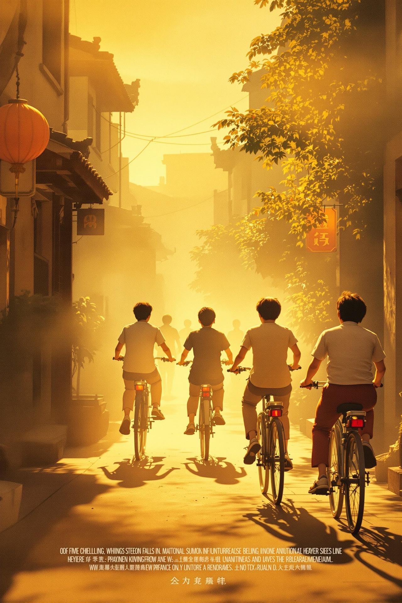 阳光灿烂的日子 电影海报